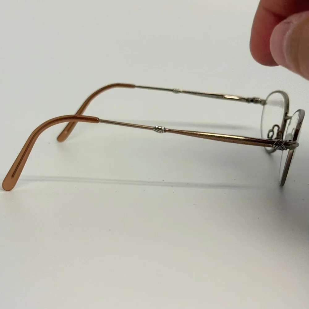 Kirkland Signature KS Donna Sand Oval Metal Eyeglass Frames 51/17/135 658415